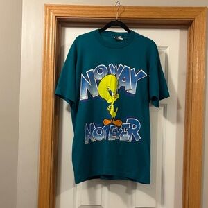 Warner Bros. Teal Tweety Graphic Tee